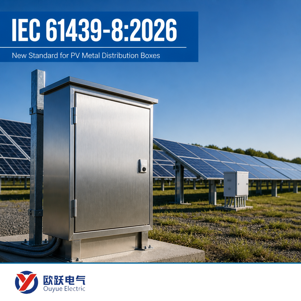 PV 金属配電ボックスに関する新しい IEC 61439-8:2026 規則