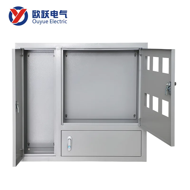 鉄製屋内隠蔽電気メーターボックス